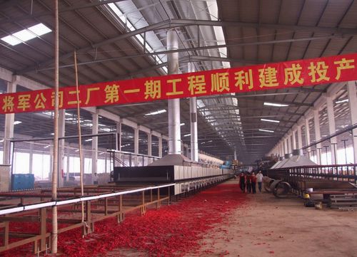 將軍企業(yè)拋光磚生產線點火投產
(圖4)